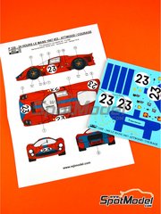 Studio27 FP24234: Detail up set 1/24 scale - Ferrari 330 P4